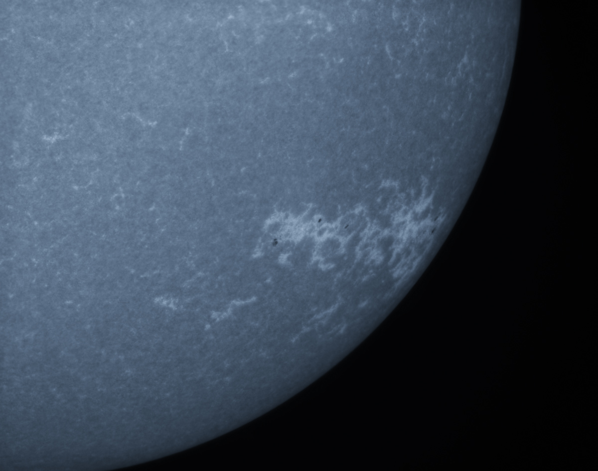 Sunspots 1785, 1787, and 1788 in CaK 07/12/2013
