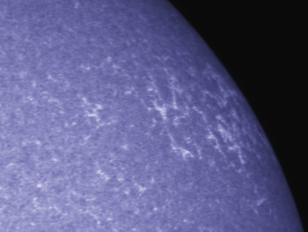 Sunspot 1251, 1255, 1256 in CaK 7/23/2011