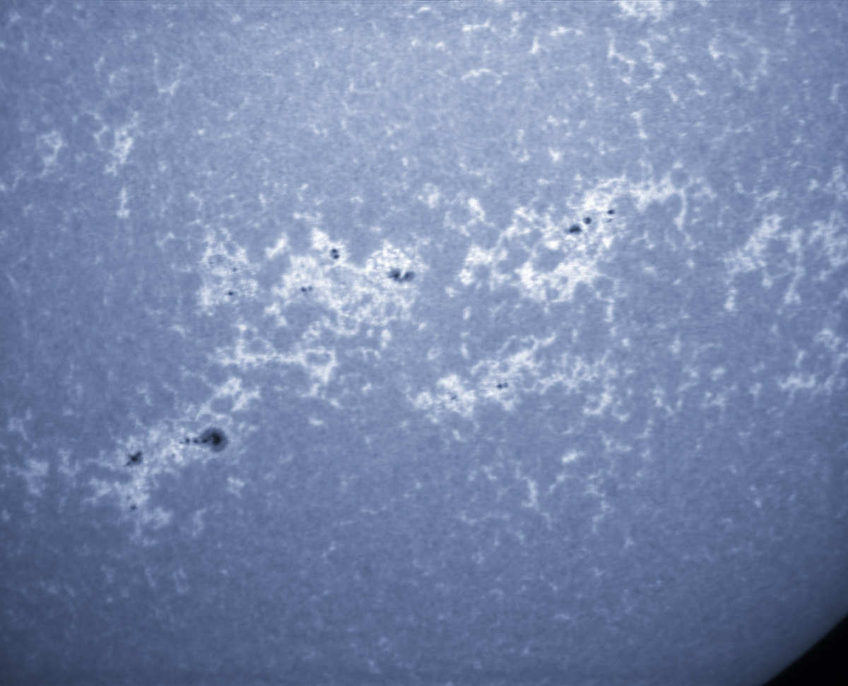 Sunspots 2124 through 2132 in CaK 08/03/2014