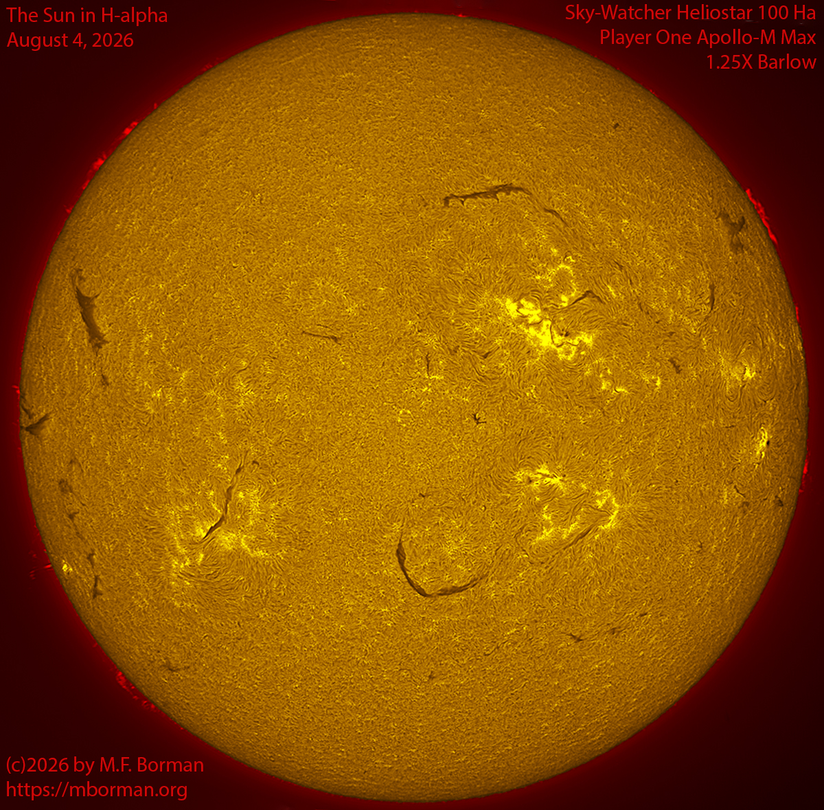 Solar image in h-alpha 08/04/26