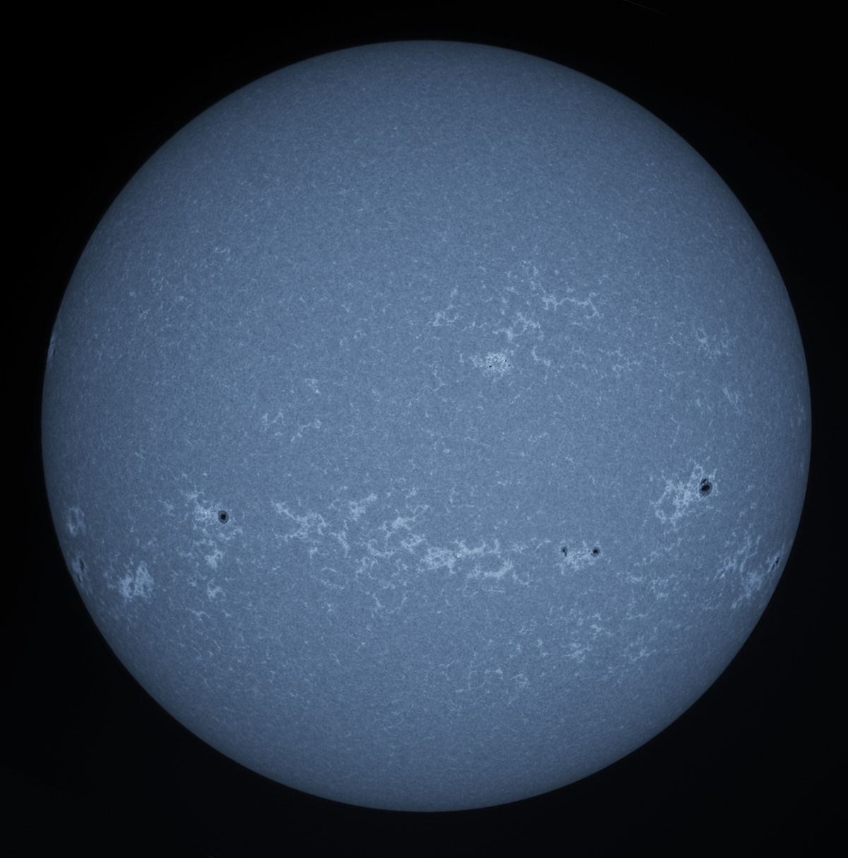 Solar Disk in CaK 08/18/2013