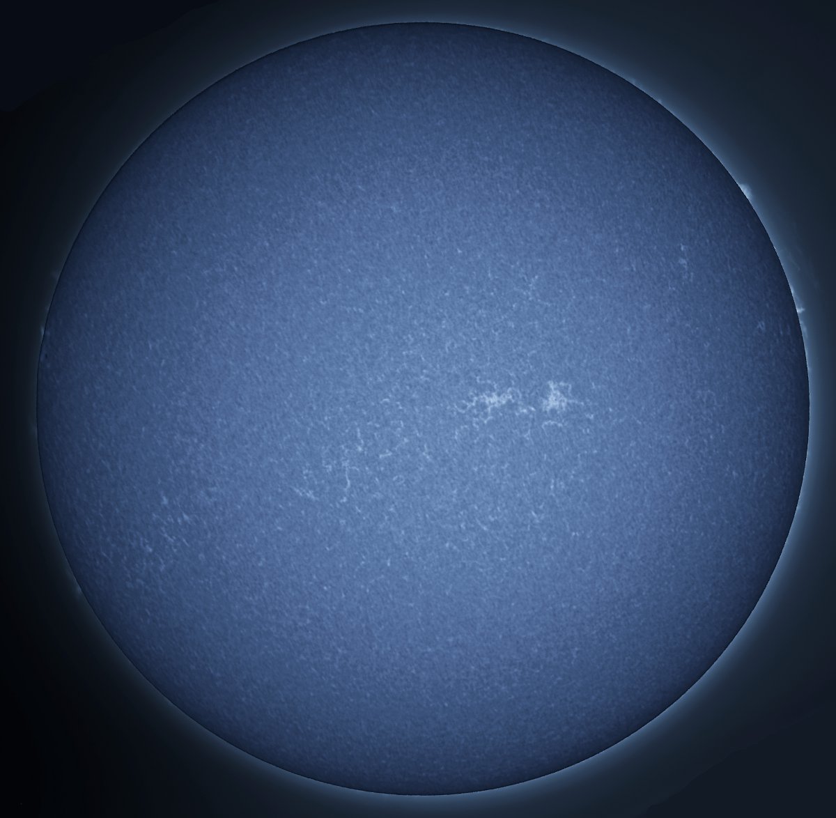 Solar Disk in CaK 08/21/2016