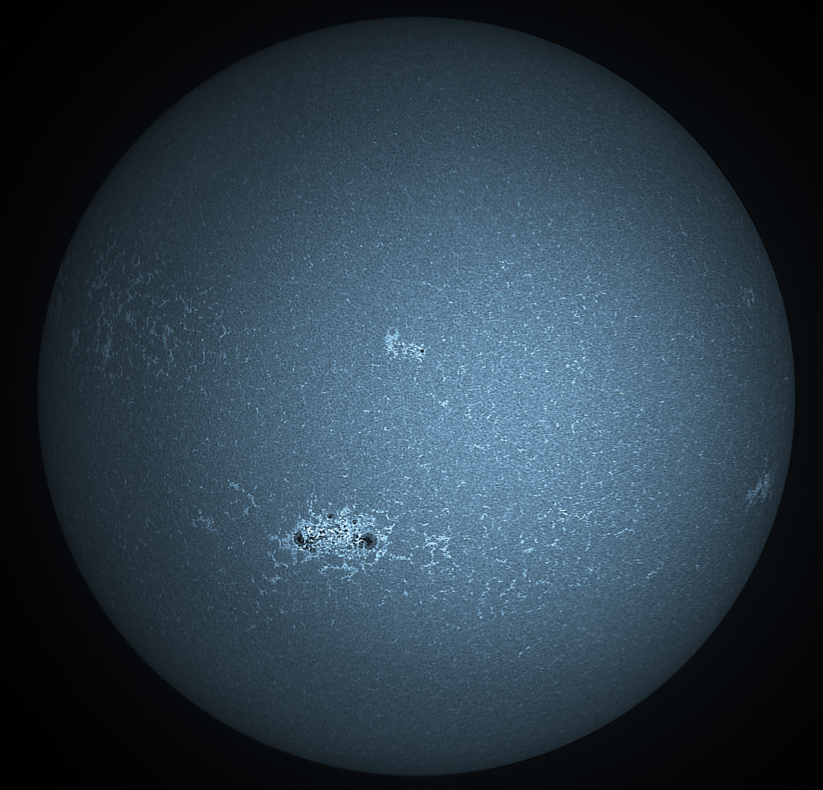 Solar Disk in CaK 08/22/2015