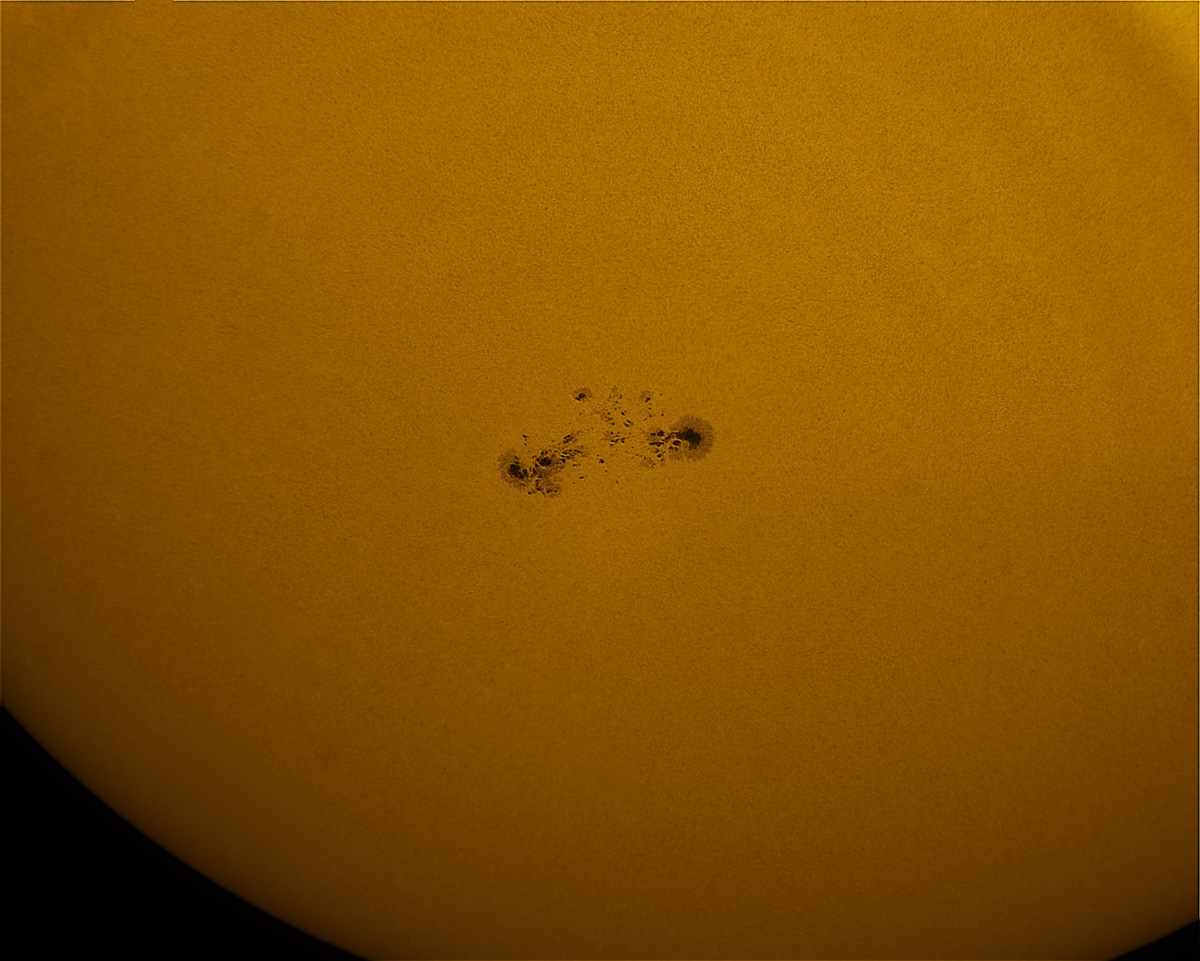 Sunspot 2403 in white light 08/22/2015