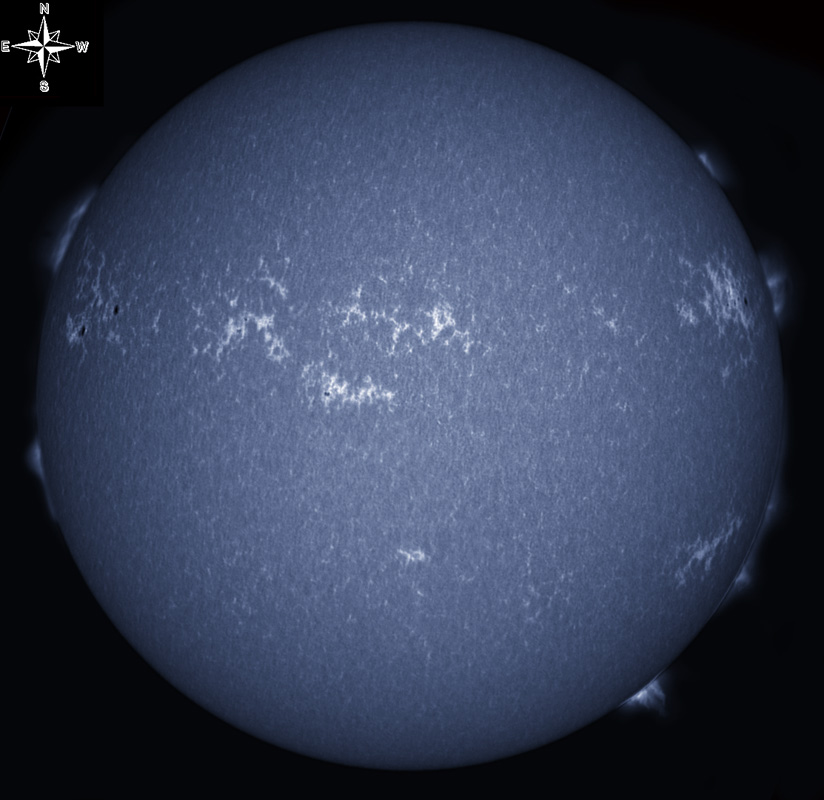 Solar Disk in CaK 08/26/2011