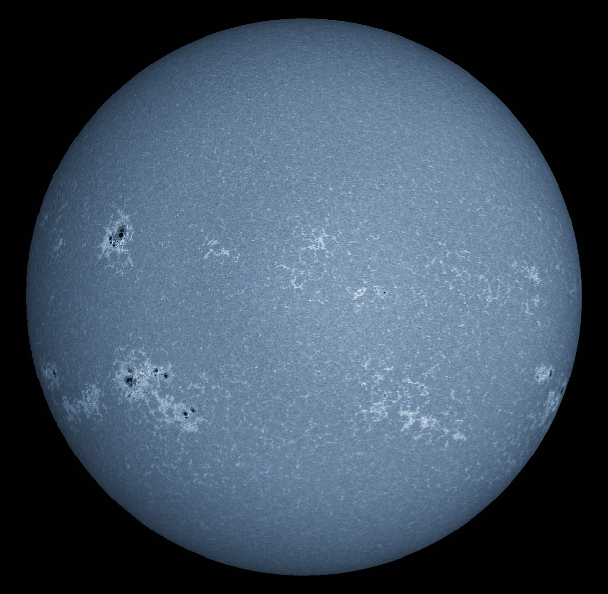 Solar Disk in CaK 09/07/2014