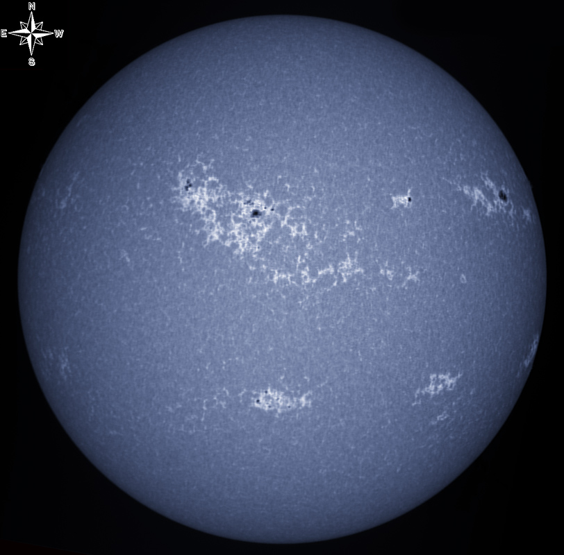 Solar Disk in CaK 09/17/2011