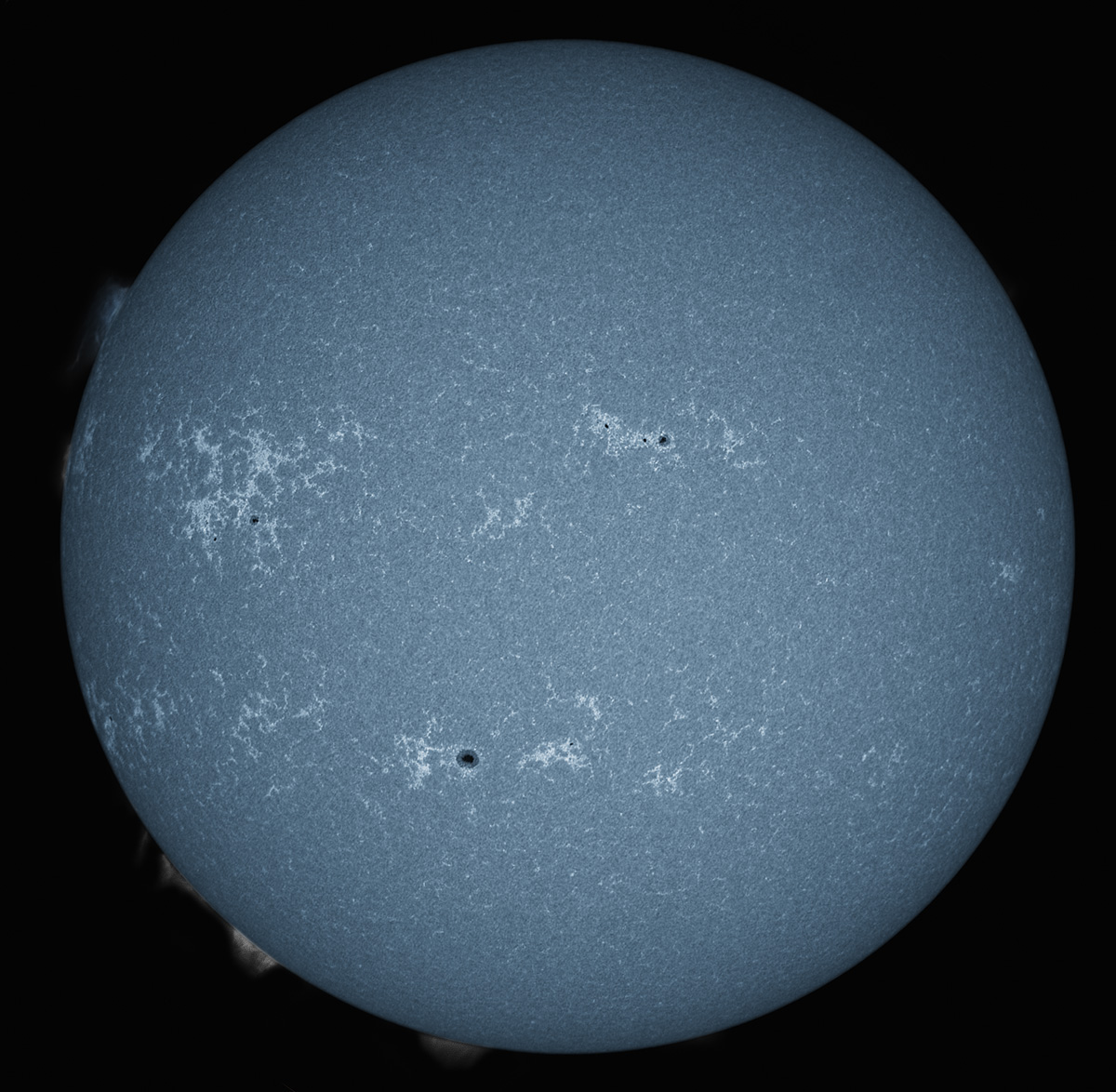 Solar Disk in CaK 09/22/2013