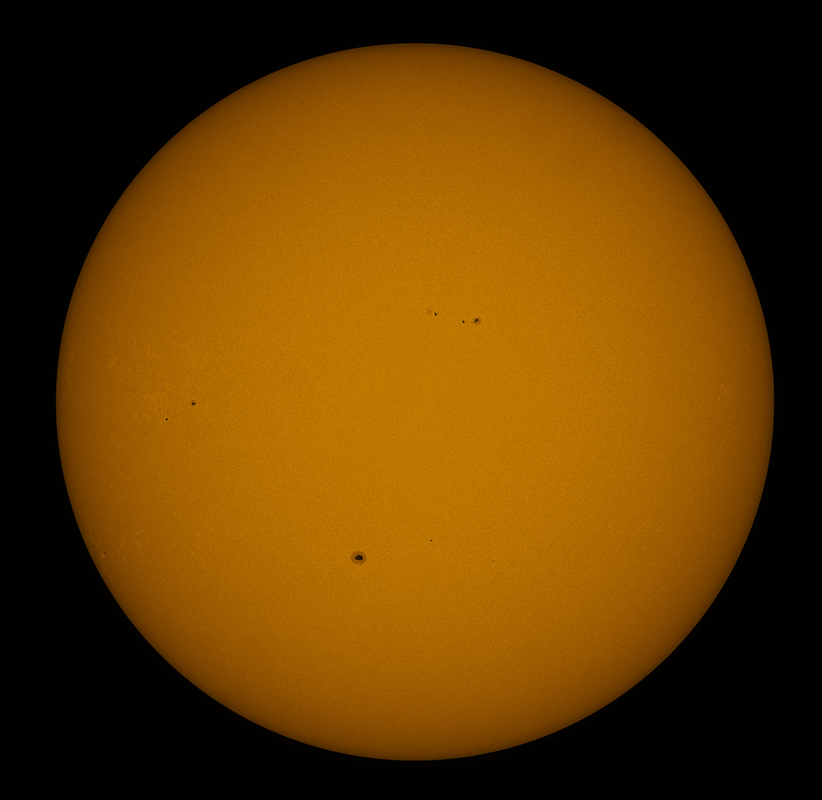 Solar Disk in white light 09/22/2013