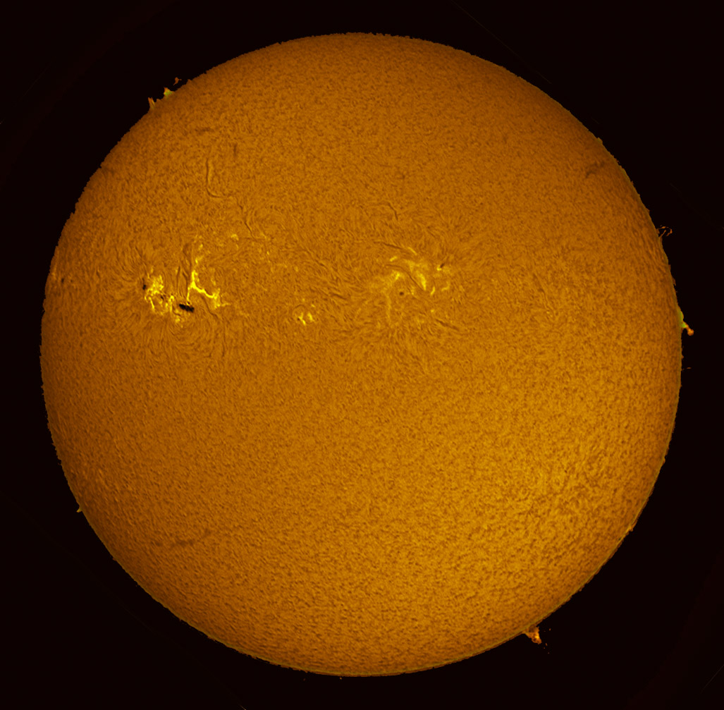 Solar Images taken 9/25/11 at the Okie-Tex Star Party