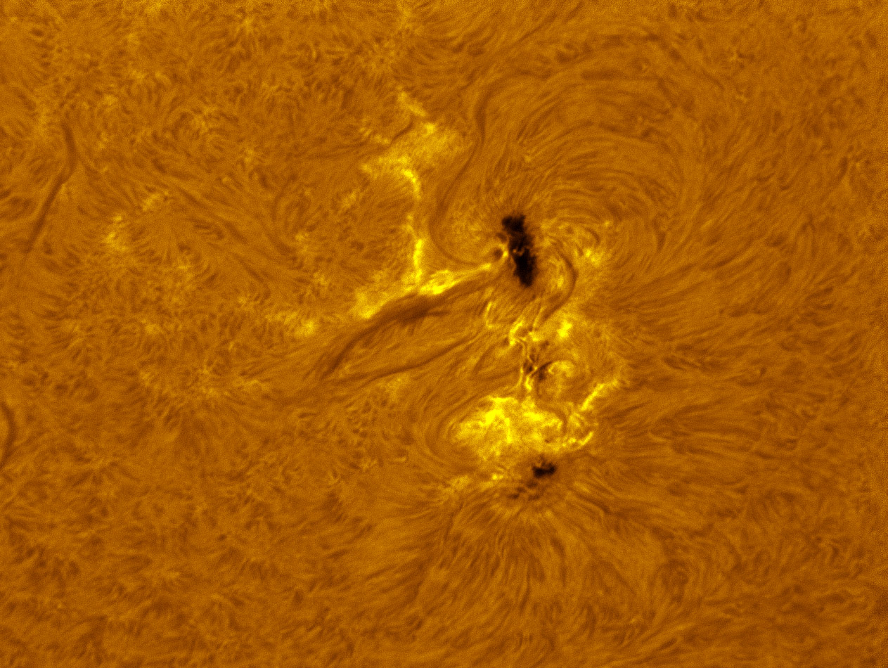 Solar Images taken 9/25/11 at the Okie-Tex Star Party