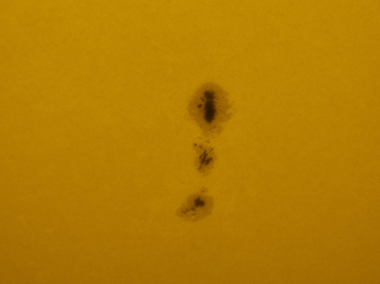 Solar Images taken 9/25/11 at the Okie-Tex Star Party