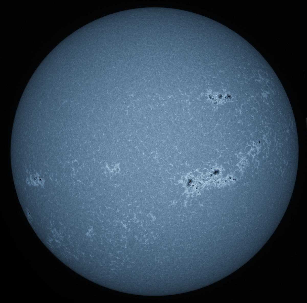 Solar Disk in CaK 09/27/2014