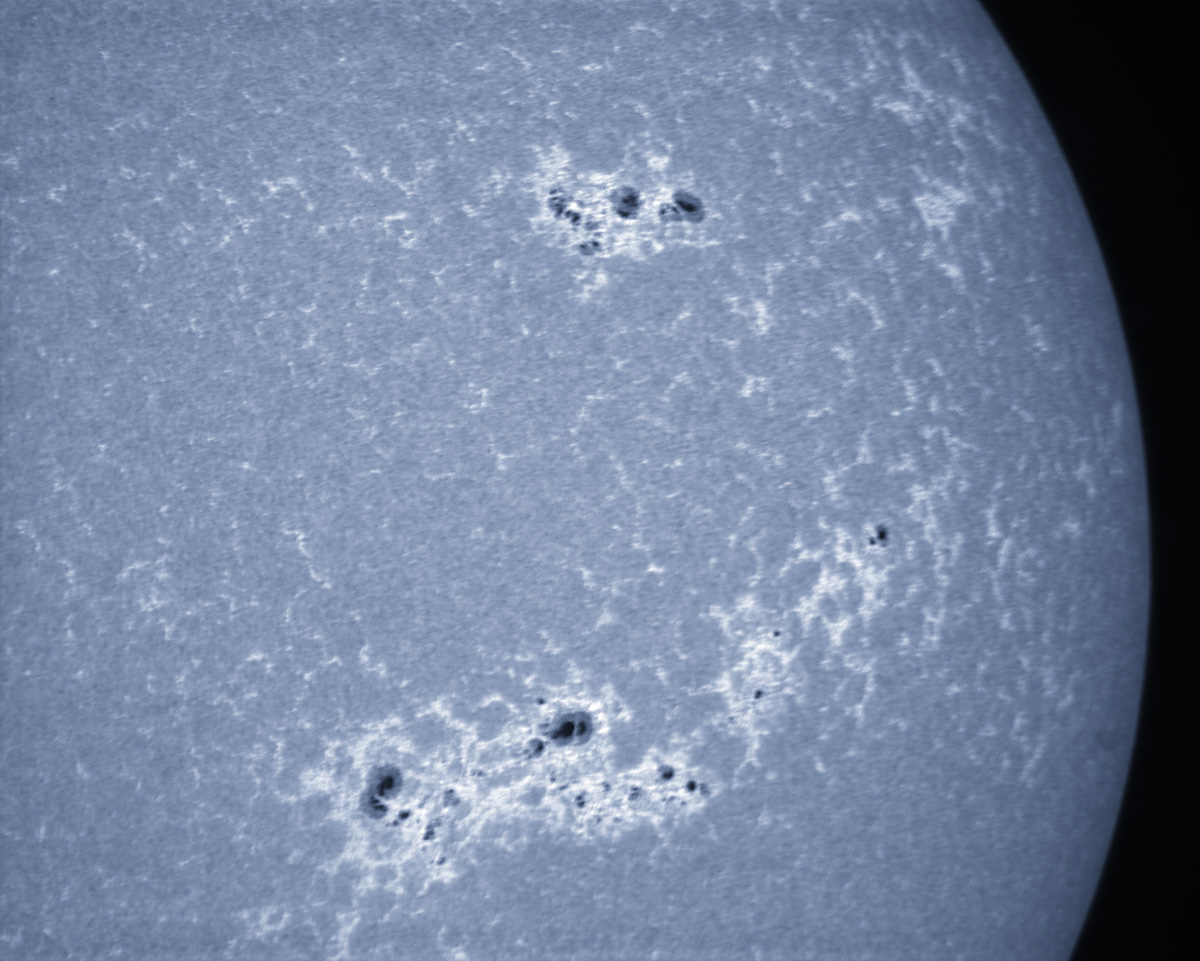 Sunspots 12171 through 12175 in CaK 09/27/2014