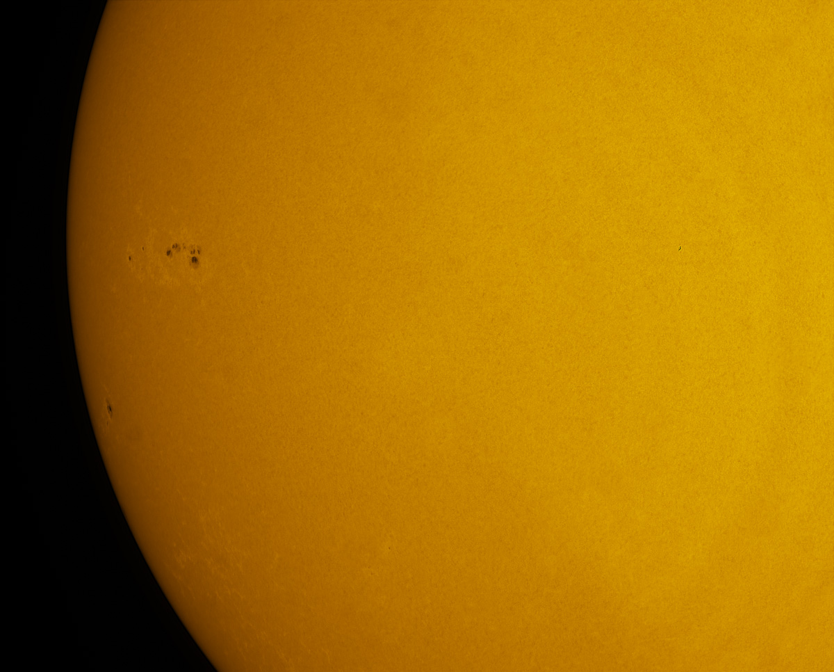 Sunspot 12177 in white light 09/27/2014