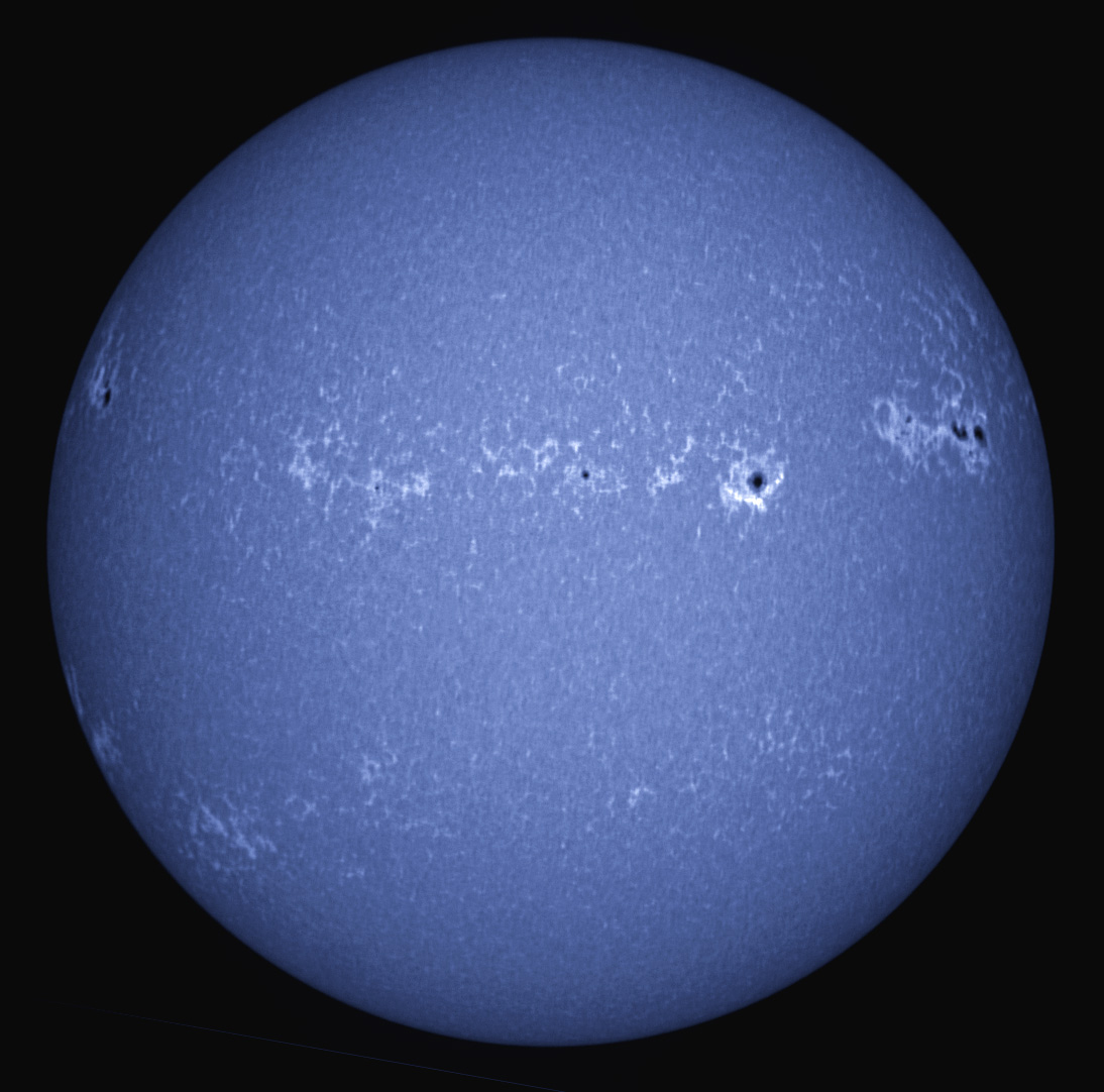 Solar Disk in CaK 10/02/2011