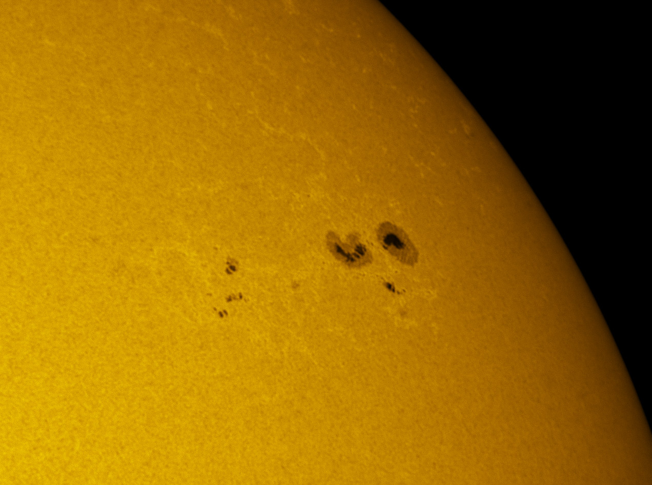 Sunspot 1302 in white light 10/02/2011
