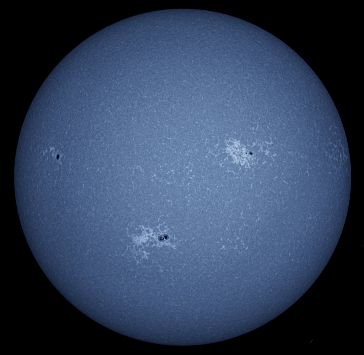 Solar Disk in CaK 10/08/2016