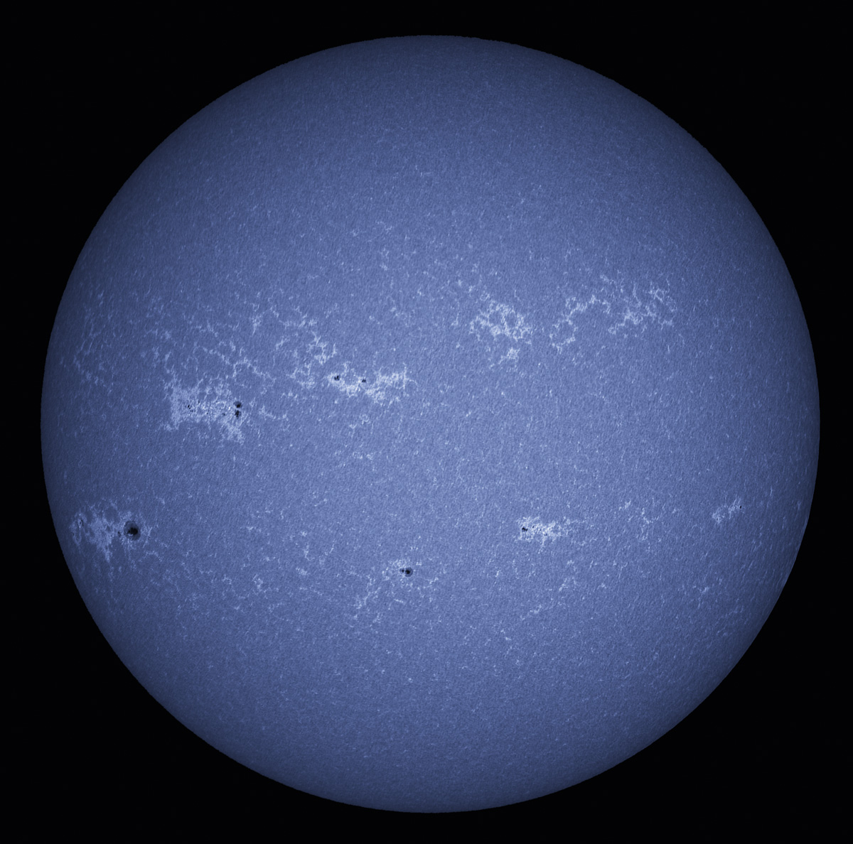 Solar Disk in CaK 10/20/2013