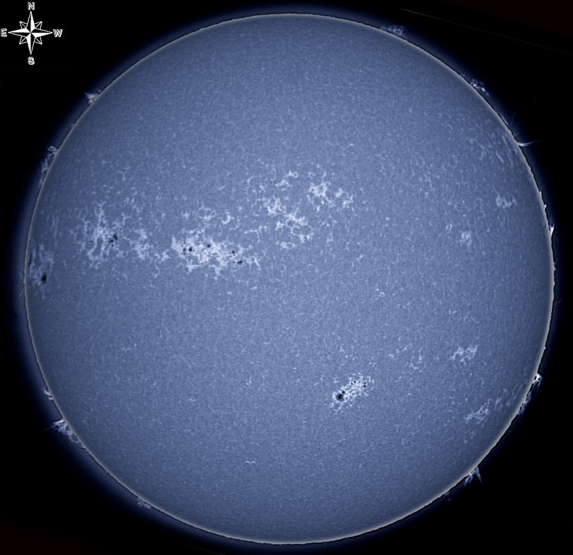 Solar Disk in CaK 10/22/2011