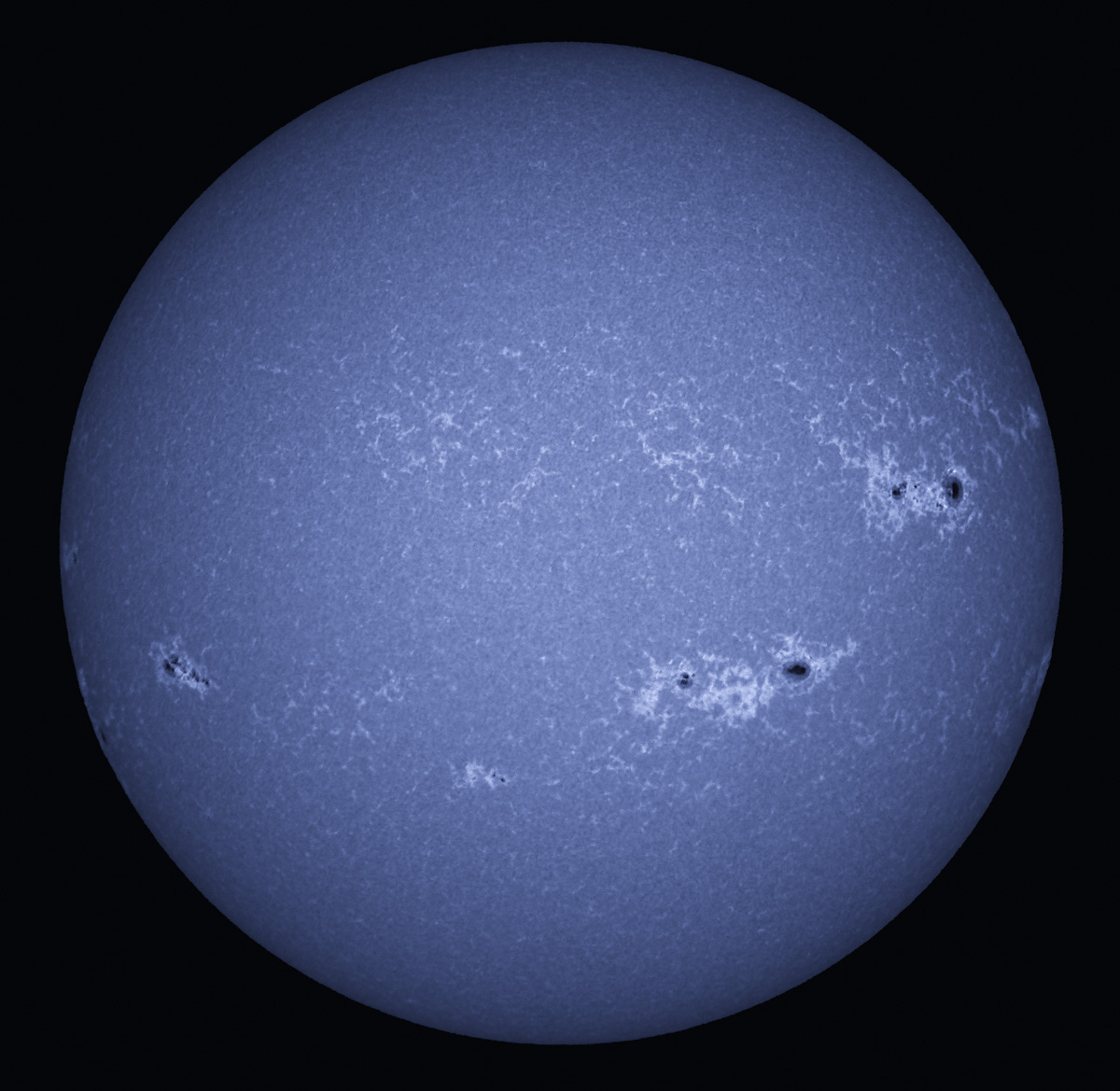 Solar Disk in CaK 10/26/2013