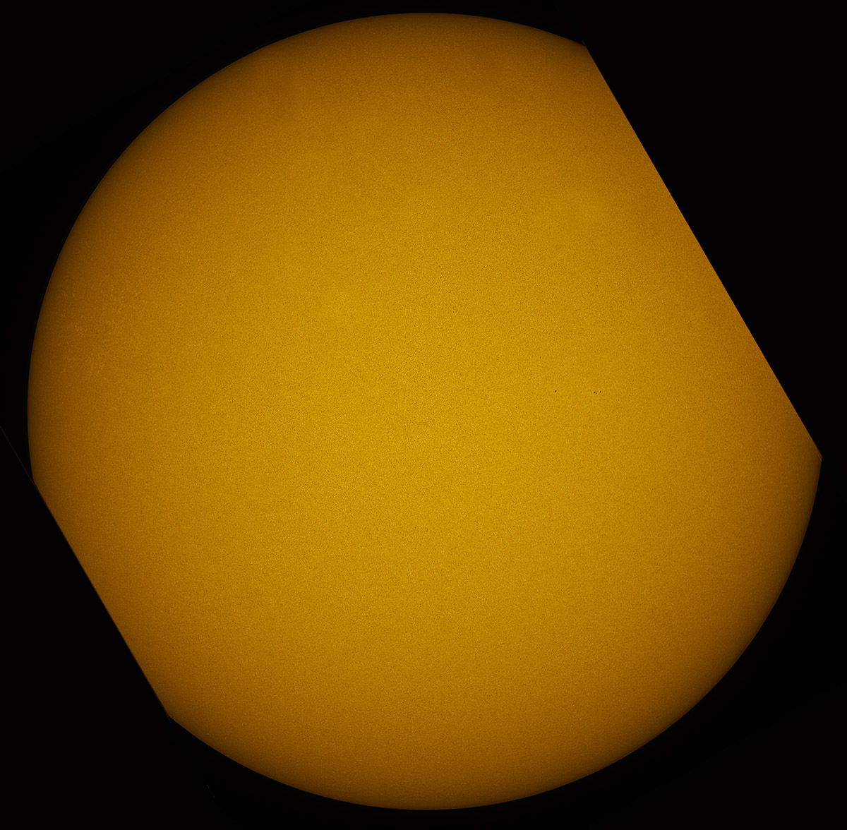 Solar Disk in white light 10/29/2016
