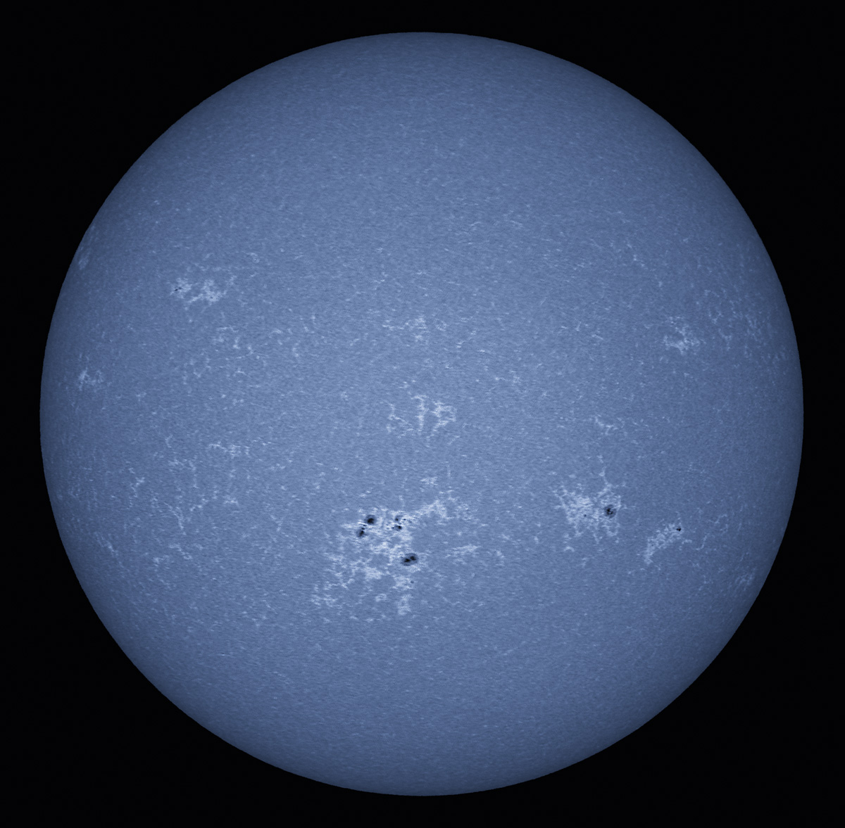 Solar Disk in CaK 11/01/2013