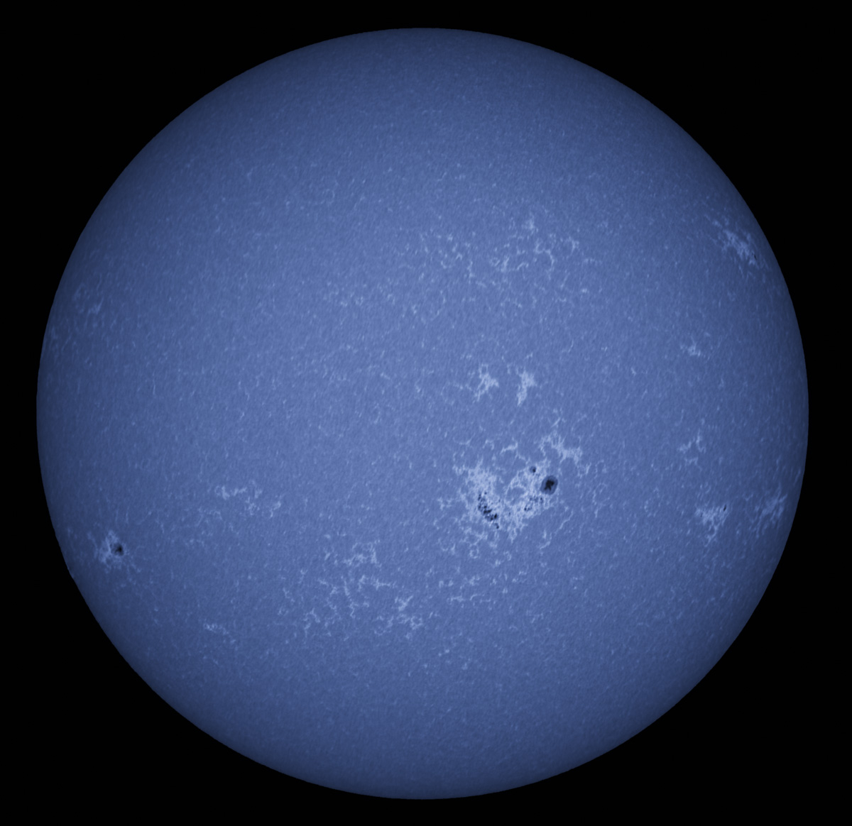 Solar Disk in CaK 11/09/2013