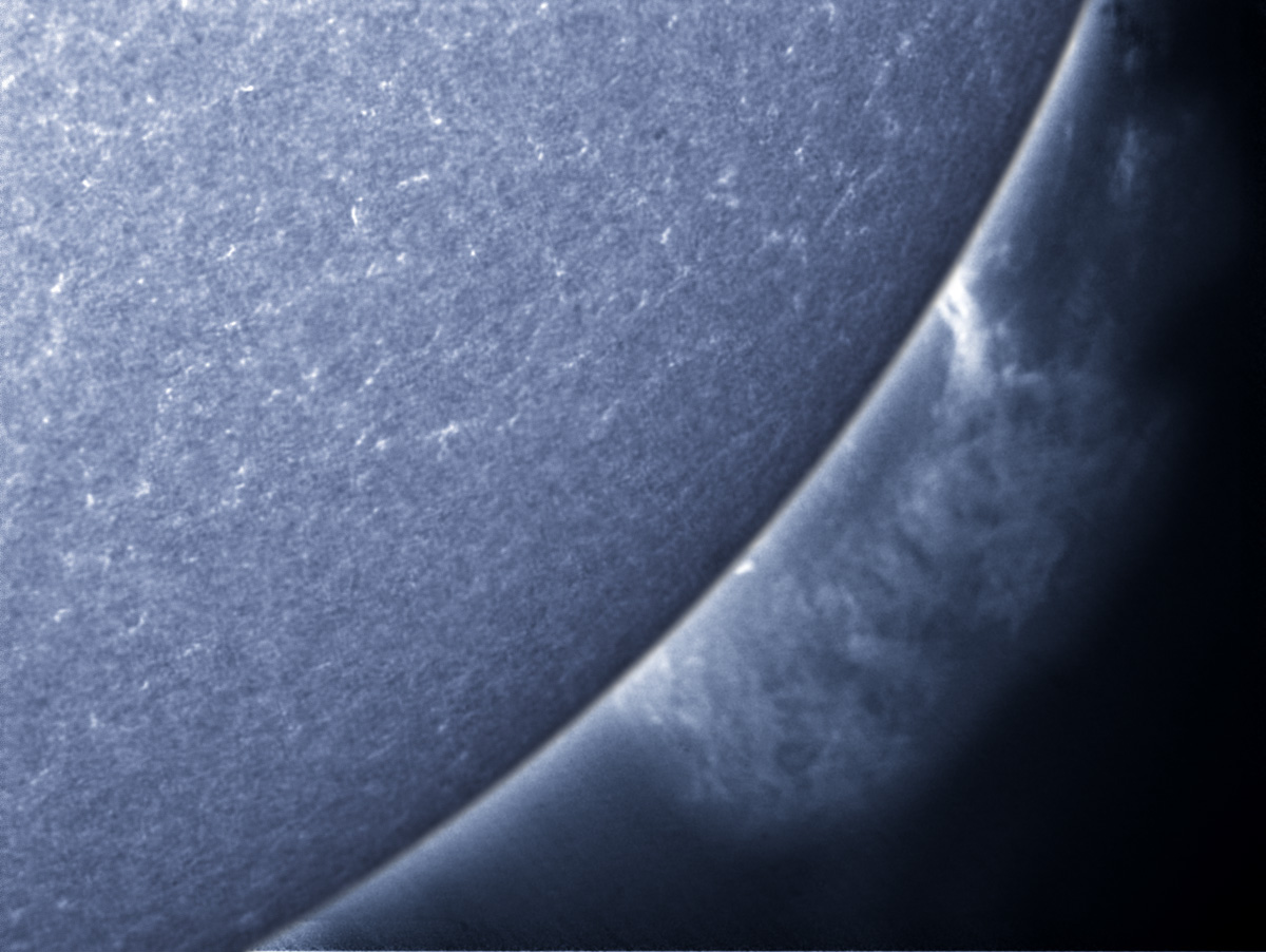 Large prominence in CaK 11/10/2012