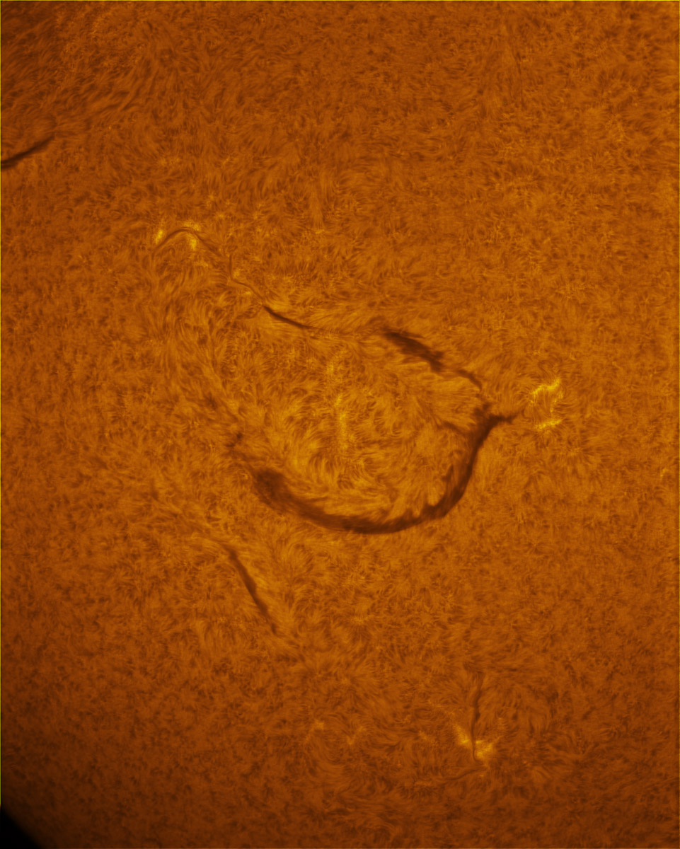 Giant filament in h-alpha 11/14/2015