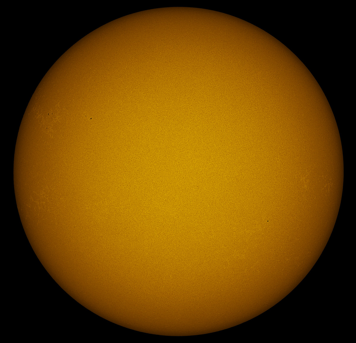 Solar Disk in white light 11/14/2015