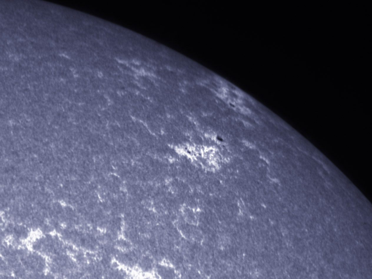 Sunspots 1357 and 1359 in CaK 11/25/2011