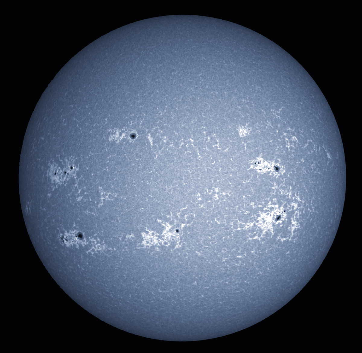 Solar Disk in CaK 11/28/2014