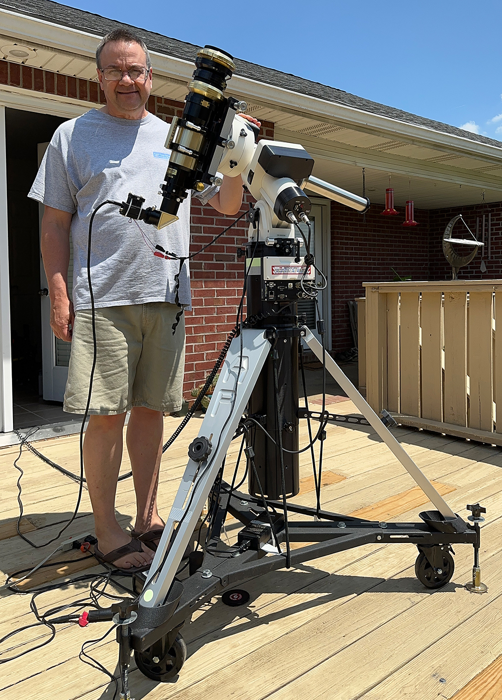 Coronado SM70 III DS and Astro-Physics Mach2GTO mount