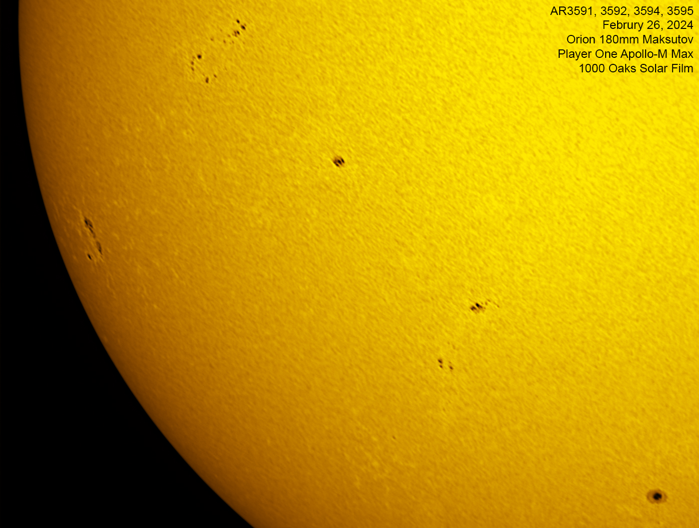 Sunspot 3591 02/26/2024