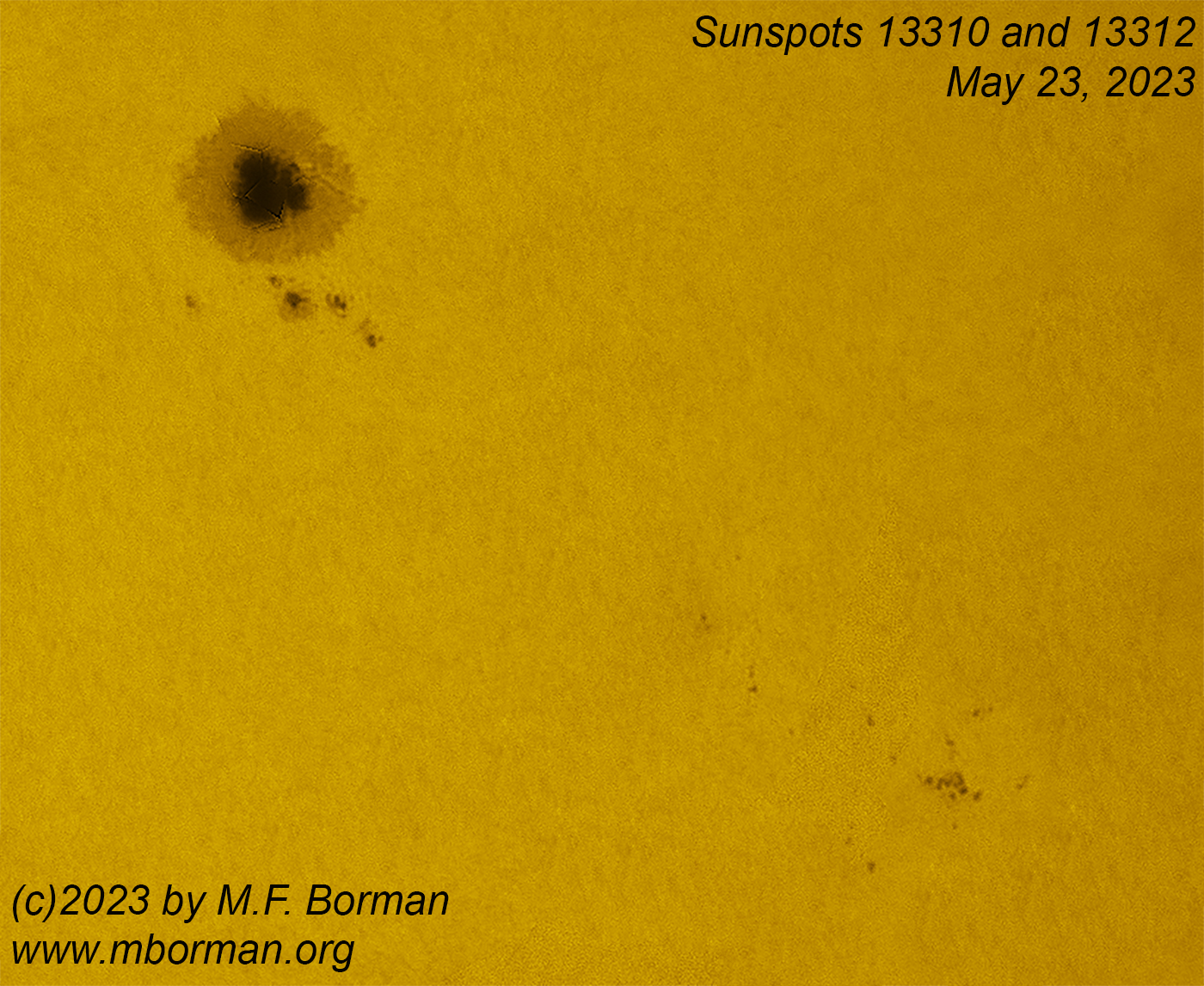 Sunspots
 05/23/2023