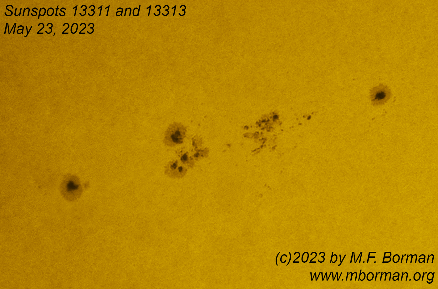 Sunspots
 05/23/2023