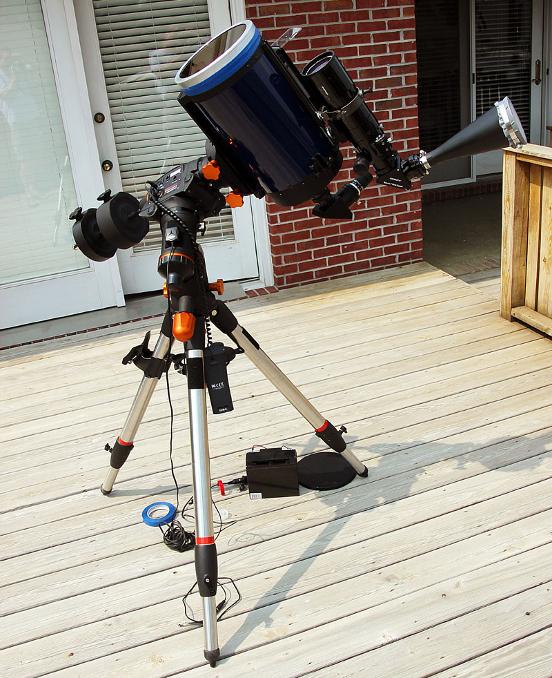Transit Of Venus Visual Telescope Setup 05/28/2012